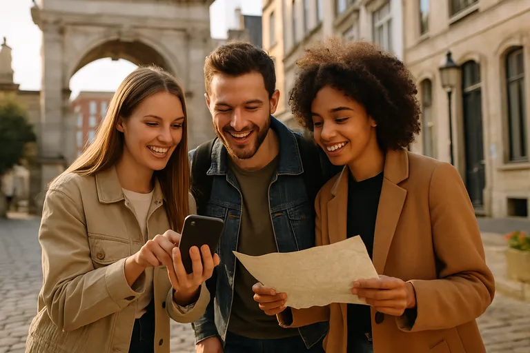 Ontdek de stad: speurtochten met een app